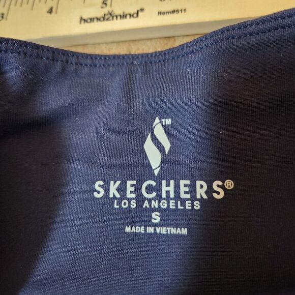 Skechers leggings navy blue capri length womens small - Picture 6 of 8